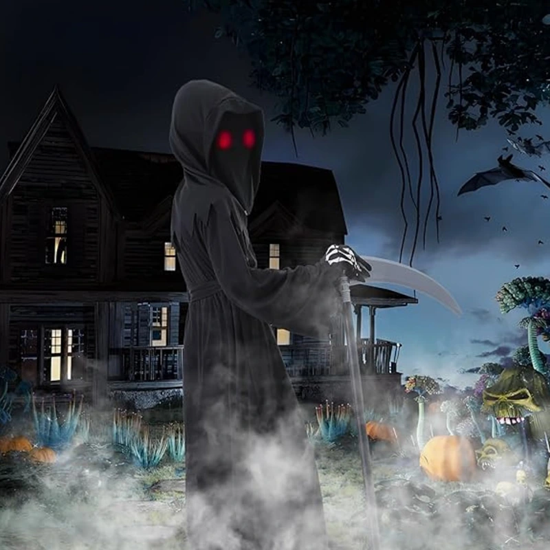Halloween-Cosplay-Wettbewerb Kinder-Sensenmann-Kostüm