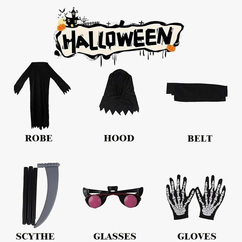 Grim Reaper Costume For Kids